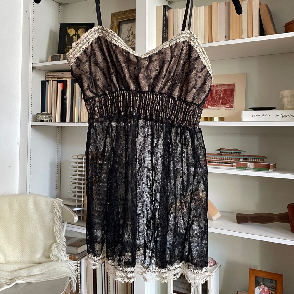 Girly Lace Polka Dot Top